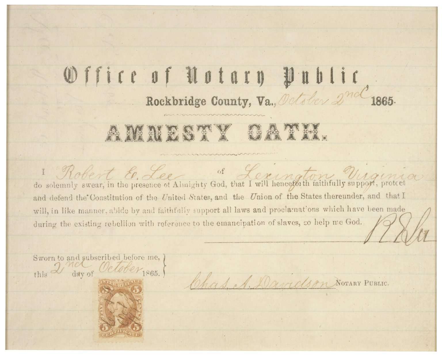Amnesty Oath