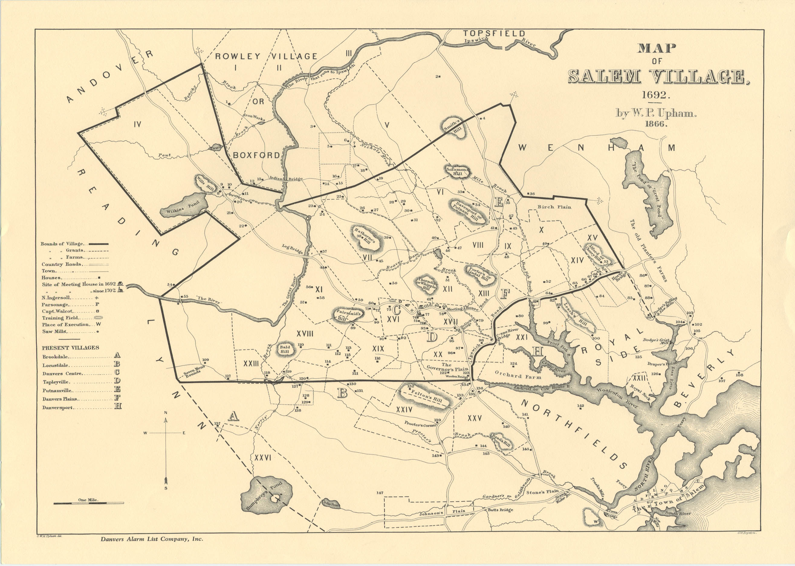 Map of Salem