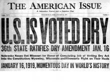 Newspaper Headline Announcing Amendment