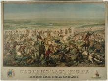 Chromolithograph entitled "Custer's Last Fight," National Museum of American History
