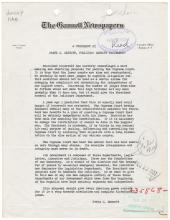 Statement by Frank E. Gannett