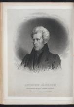 Andrew Jackson, President of the United States. Portrait of Andrew Jackson