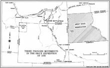 Three Pronged Movements in the Sioux Expedition of 1876