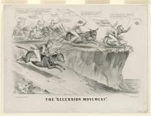 Secession Movement Political Cartoon